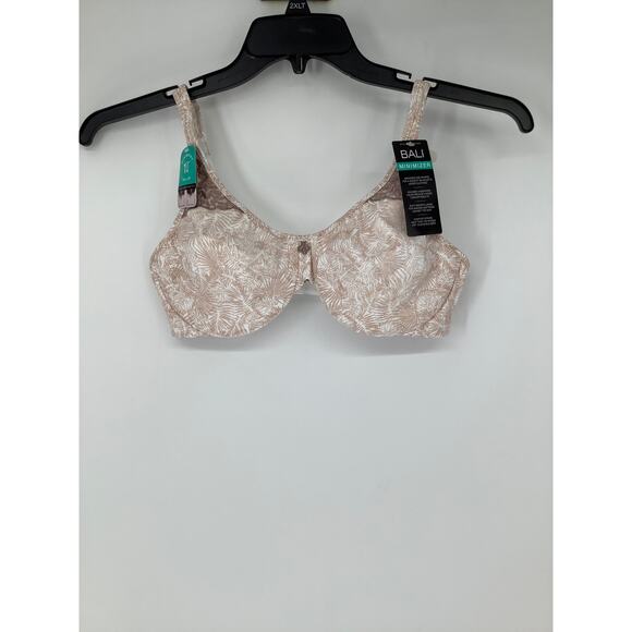 Bali Women's 36C Fan Leaf Passion for Comfort Minimizer Bra Underwire G4-6 - Picture 3 of 11